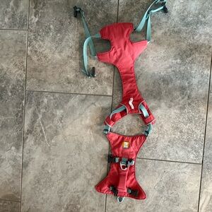 Pink and blue RuffWear Dog Harness